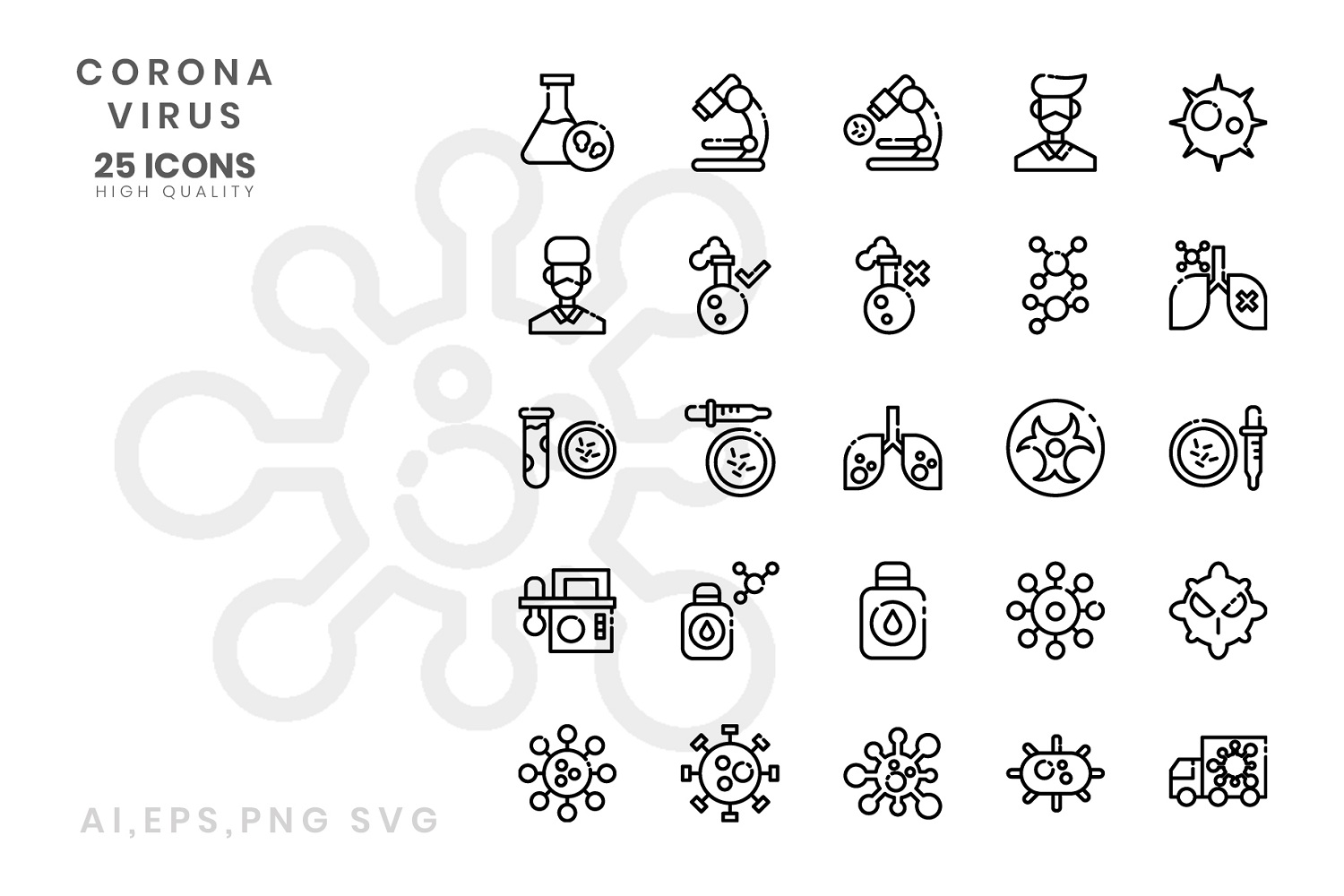 Download Набор иконок "Corona Virus is Available in Three Styles Icon Set" / Corona Virus is Available in Three Styles Icon Set - Набор иконок на тему графика coronavirus,epidemic,fever,symptom,virus,danger,illustration,vector,background,bacterium,cartography,cells,colors,contagious,corona,covid19,death,disease,global,illness