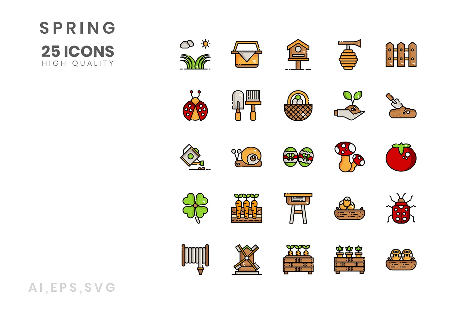 Download Набор иконок "spring Icon Set" / spring Icon Set - Набор иконок на тему графика butterfly,cat,font,graphic,ornament,owl,bicycle,fox,funny,hello,ladybug,umbrella,art,bunny,cartoon,collection,element,happy,illustration,isolated