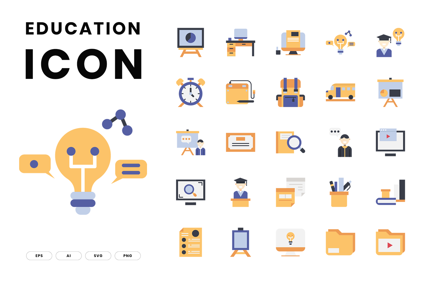 Download Набор иконок "Education Icon Set" / Education Icon Set - Набор иконок на тему графика book,diploma,education,graduate,knowledge,learning,library,school,student,study,university,hat,web,illustration,set,concept,design,icon,vector,symbol
