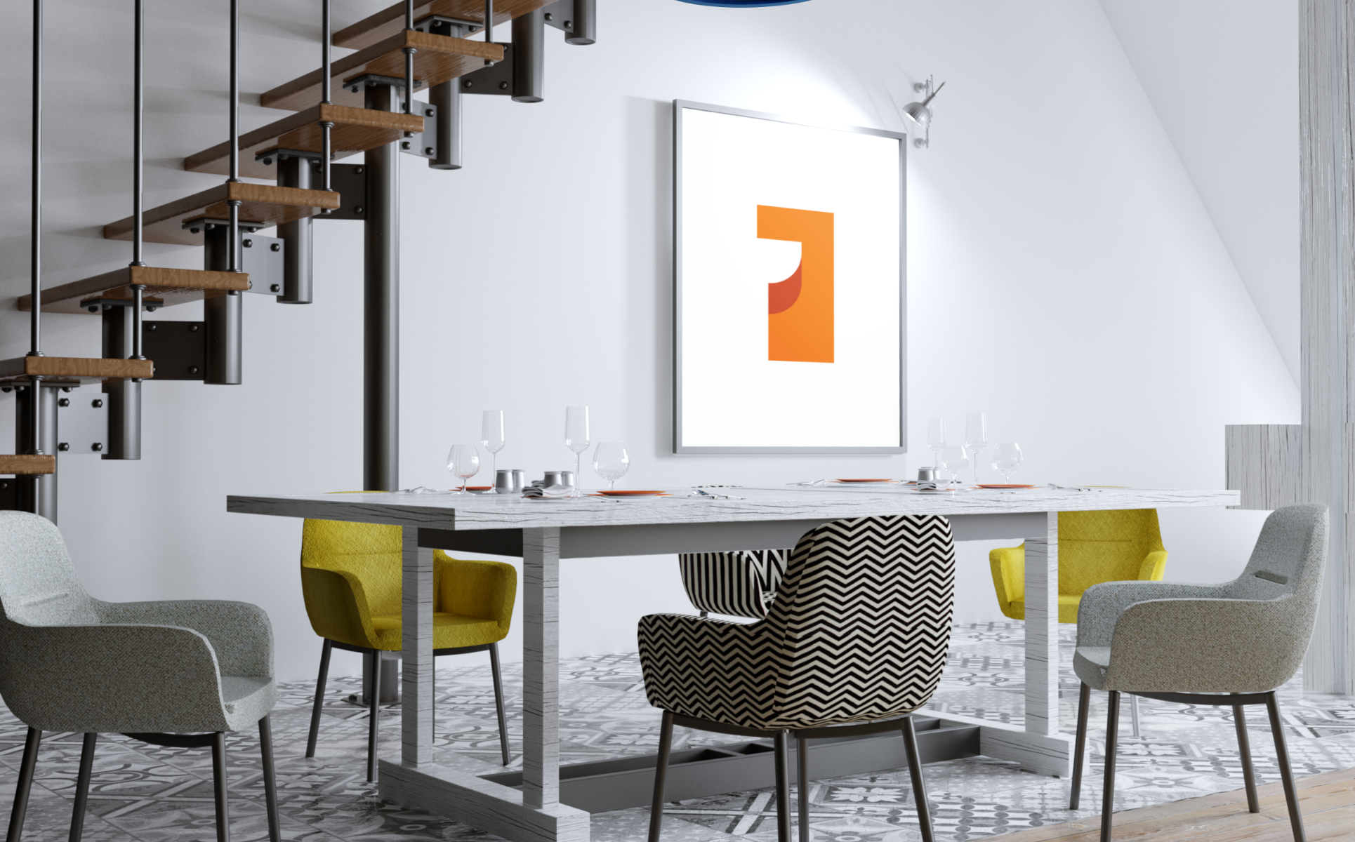 Download Шаблон логотипа "Letter J - Collection Logo Template" / Letter J - Collection Logo Template - Шаблон логотипа на тему графика logo,design,graphic,letter,tech,company,business,corporate,collection,abstract,orange,icon,monogram,brand,identity,branding,media,advertise,digital,premium