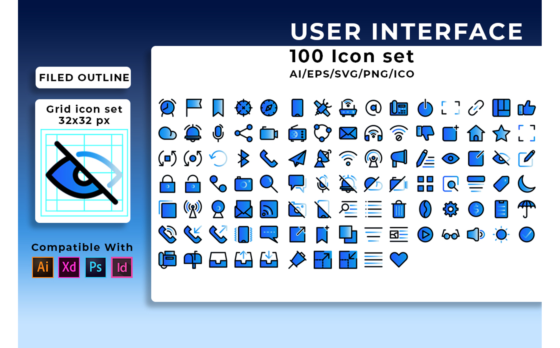 Download Набор иконок "User Interface Icon Set" / User Interface Icon Set - Набор иконок на тему графика set,user,interface,line,business,icon,media,vector,web,simple,internet,ui,application,thin,design,mobile,phone,flat,technology,symbol