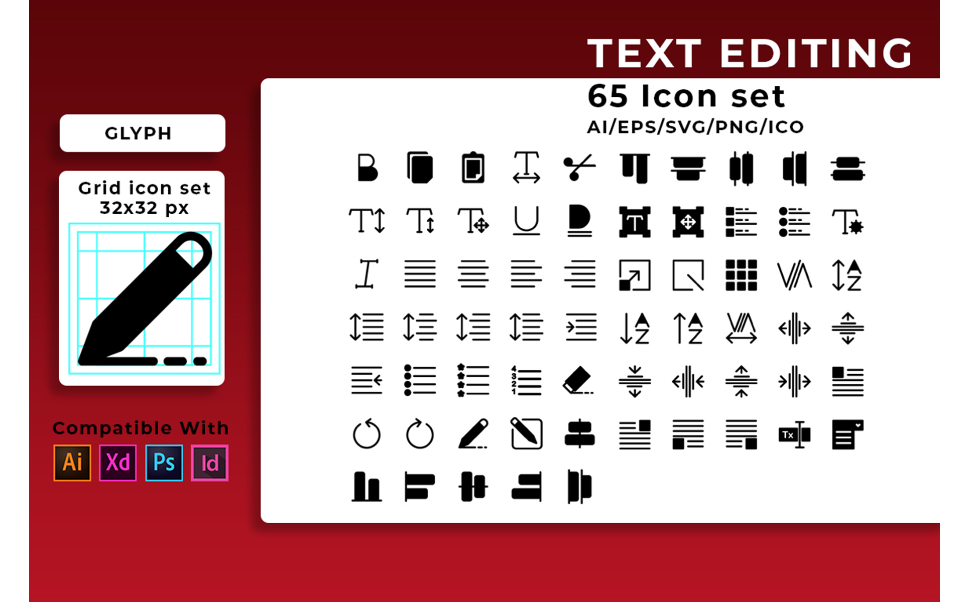 Download Набор иконок "Editing Text Set Icon" / Editing Text Set Icon - Набор иконок на тему графика text,icon,set,sign,vector,web,symbol,line,thin,outline,edit,mobile,stroke,phone,font,message,editing,chat,editor,call