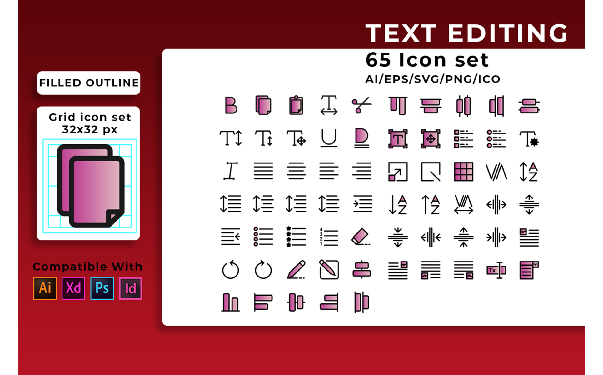 Download Набор иконок "Editing Text Set Icon" / Editing Text Set Icon - Набор иконок на тему графика text,icon,set,sign,vector,web,symbol,line,thin,outline,edit,mobile,stroke,phone,font,message,editing,chat,editor,call