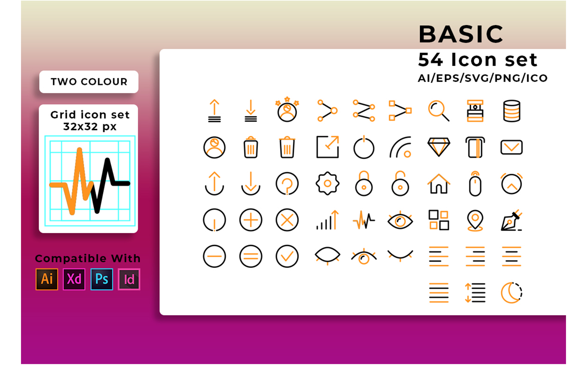 Download Набор иконок "Basic User Interface Set Icon" / Basic User Interface Set Icon - Набор иконок на тему графика interface,set,user,vector,design,web,icon,symbol,ui,internet,sign,business,settings,line,search,mobile,computer,icons,illustration,button