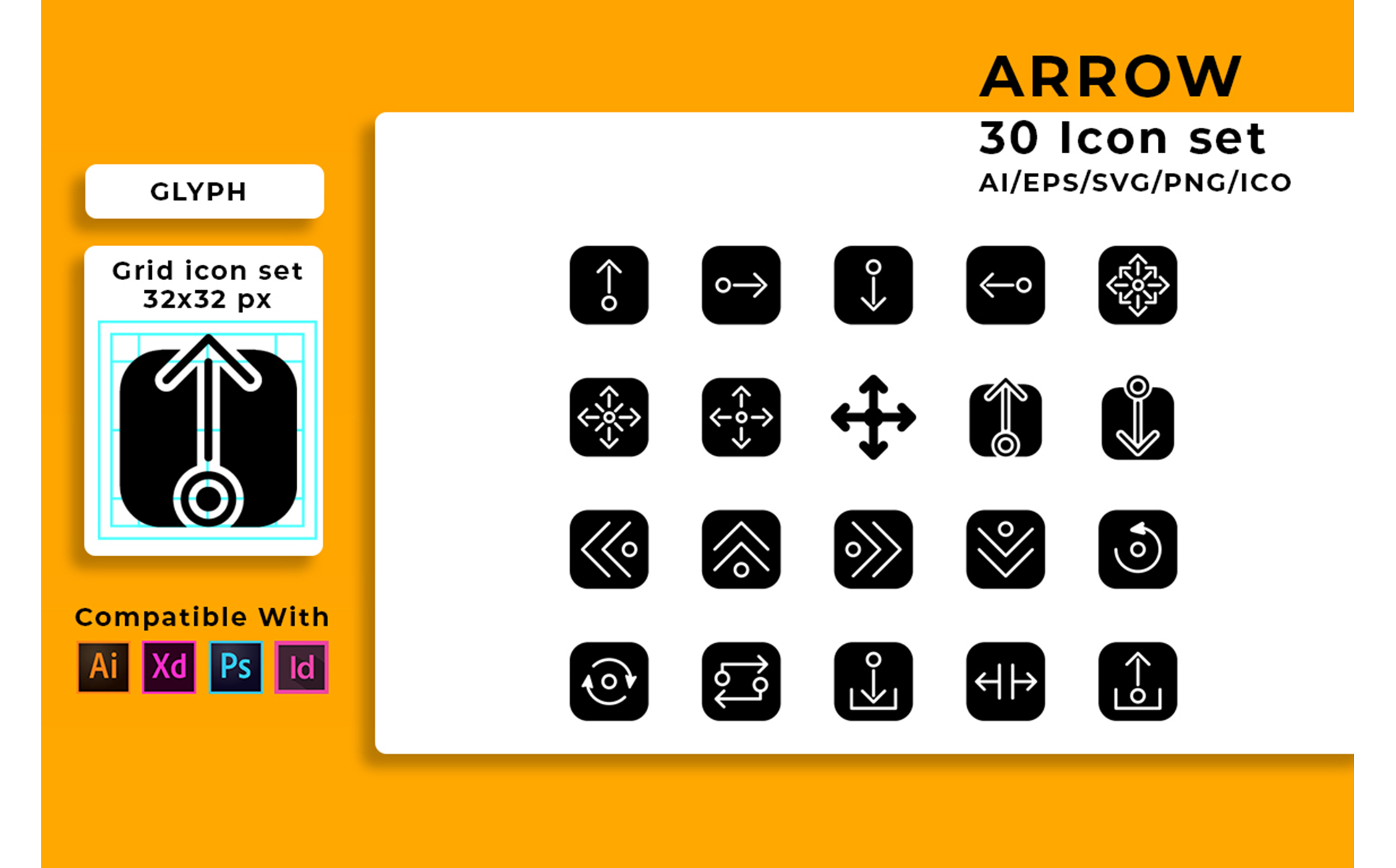 Download Набор иконок "Arrows Set Icon" / Arrows Set Icon - Набор иконок на тему графика set,symbol,web,vector,sign,arrow,icon,design,illustration,button,interface,media,collection,business,internet,black,shopping,next,mobile,computer