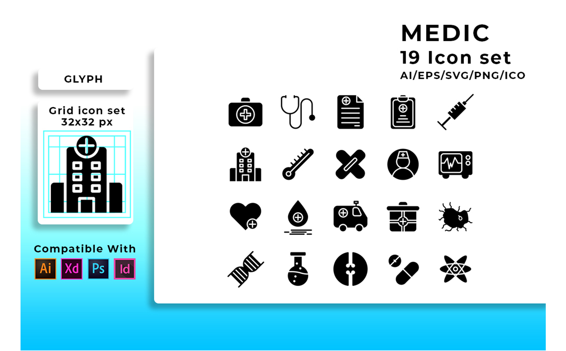 Download Набор иконок "Medic Set Icon" / Medic Set Icon - Набор иконок на тему графика medic,icon,medical,vector,medicine,health,doctor,hospital,care,set,healthcare,sign,clinic,human,nurse,emergency,symbol,illustration,aid,help