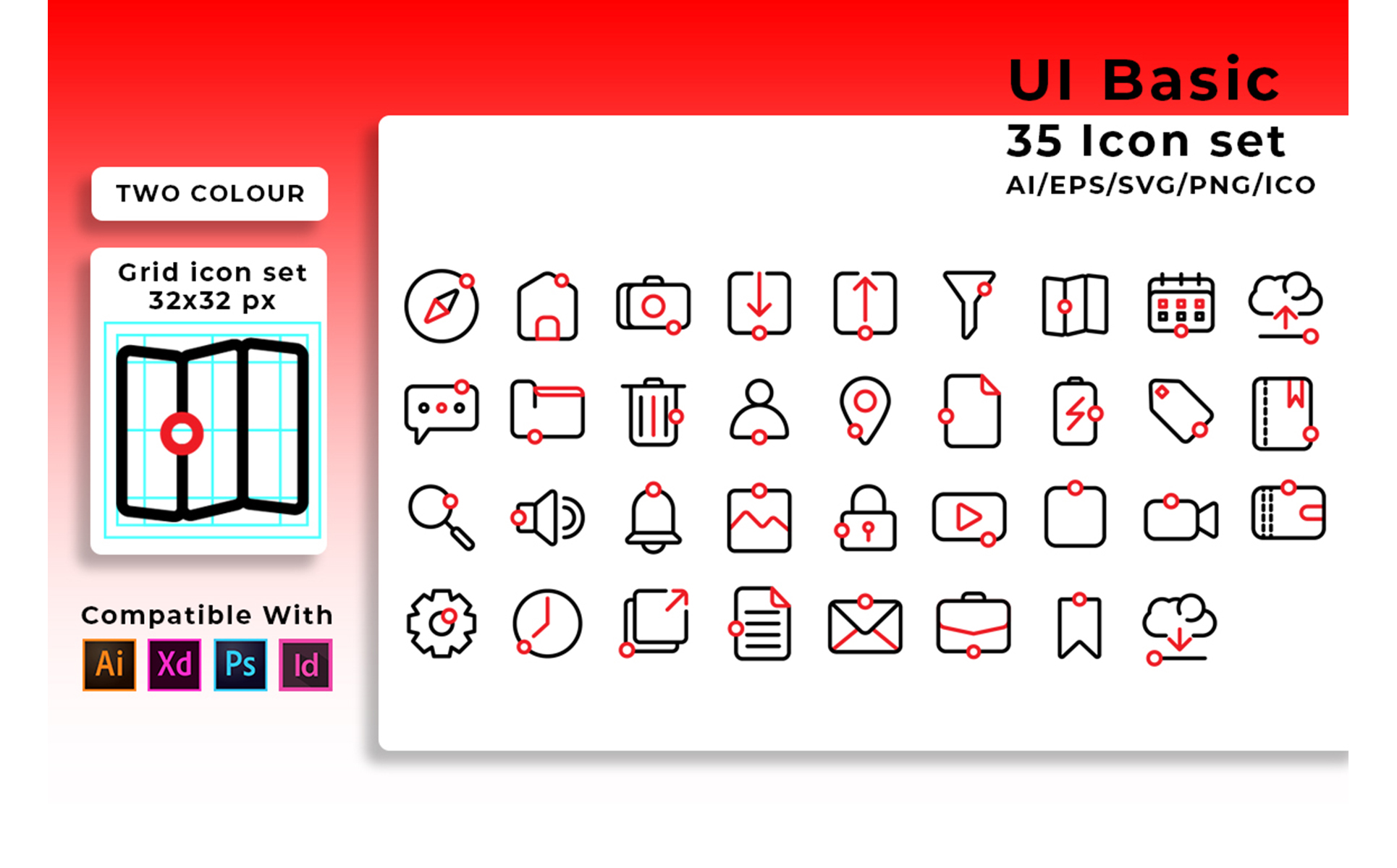Download Набор иконок "User Interface Set Icon" / User Interface Set Icon - Набор иконок на тему графика set,user,interface,line,business,icon,media,vector,web,simple,internet,ui,application,thin,design,mobile,phone,flat,technology,symbol