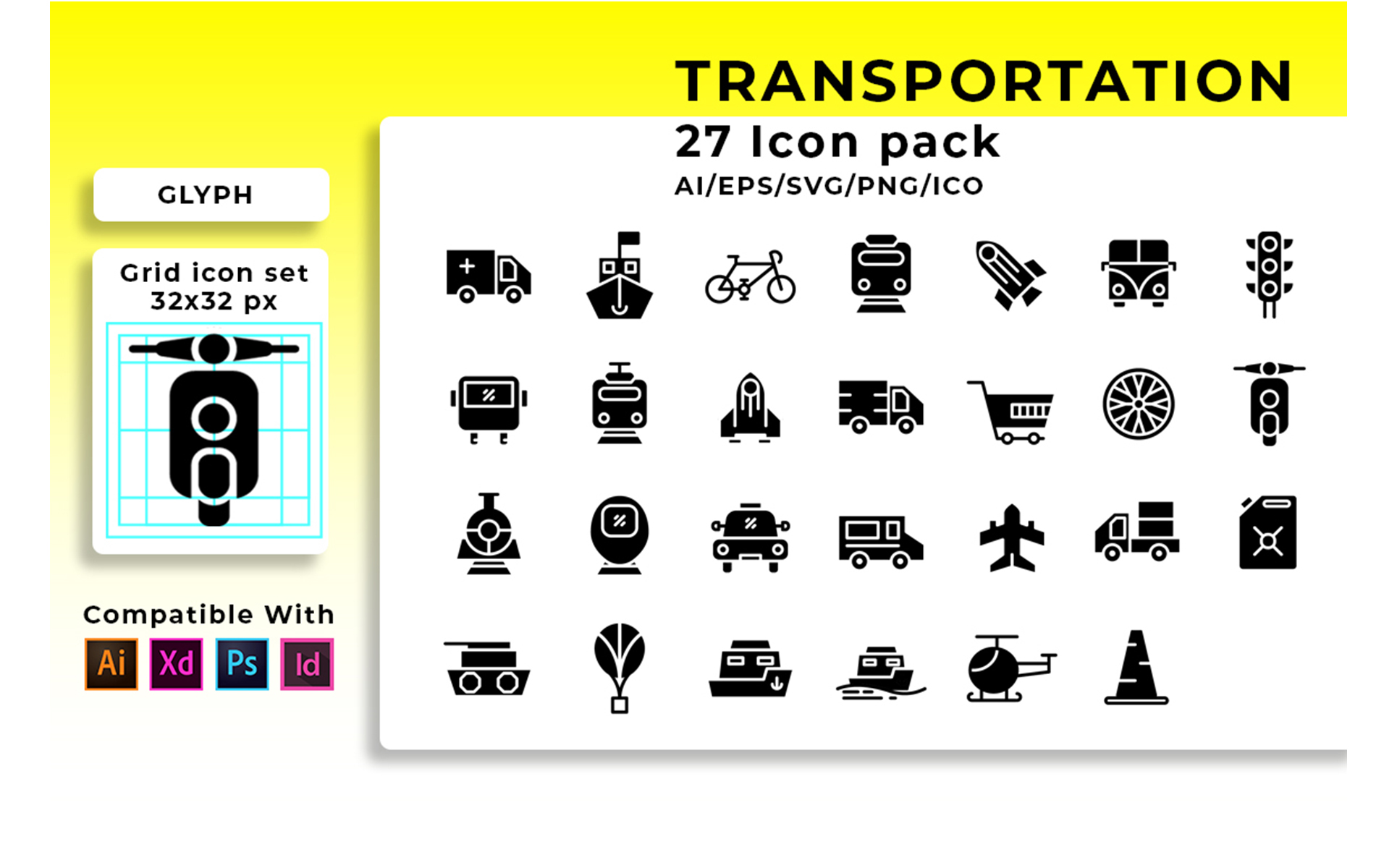 Download Набор иконок "Transportation Set Icon" / Transportation Set Icon - Набор иконок на тему графика vector,icon,set,transportation,symbol,travel,transport,design,car,sign,web,airplane,line,bicycle,business,bus,plane,ship,collection,thin