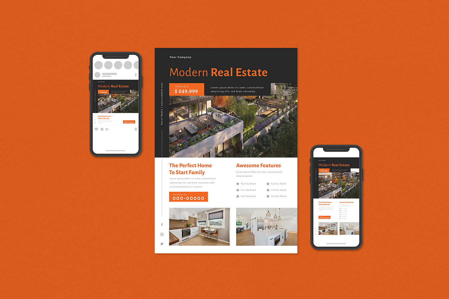 Download Фирменный стиль "Modern Real Estate Flyer Set - Corporate Identity Template" / Modern Real Estate Flyer Set - Corporate Identity Template - Фирменный стиль на тему графика a4,ad,ads,advert,agent,business,buy,flyer,home,homeowner,house,leaflet,lease,loan,magazine,magazine ad,pamphlet