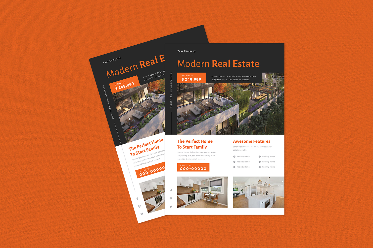 Download Фирменный стиль "Modern Real Estate Flyer Set - Corporate Identity Template" / Modern Real Estate Flyer Set - Corporate Identity Template - Фирменный стиль на тему графика a4,ad,ads,advert,agent,business,buy,flyer,home,homeowner,house,leaflet,lease,loan,magazine,magazine ad,pamphlet