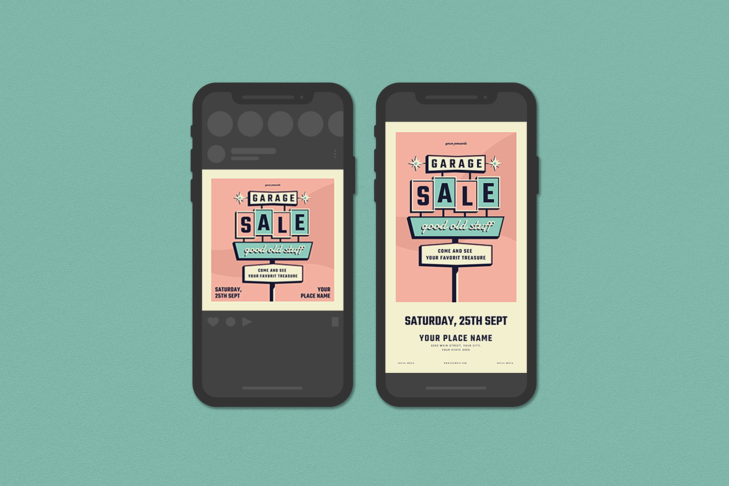 Download Фирменный стиль "Garage Sale Flyer Set - Corporate Identity Template" / Garage Sale Flyer Set - Corporate Identity Template - Фирменный стиль на тему графика ad,advert,advertisement,clothing,community,driveway,flyer,garage,items,moving,neighborhood,pamphlet,sale,sales,sign,social media