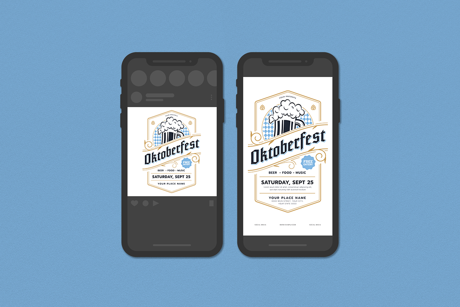 Download Фирменный стиль "Oktoberfest Festival Flyer Set - Corporate Identity Template" / Oktoberfest Festival Flyer Set - Corporate Identity Template - Фирменный стиль на тему графика autumn,bar,barbecue,bavaria,bbq,beer,beer pong,carnival,cookout,cookout party,fall,fast food,festival,food,food flyer,germany,grill,holiday,october,octoberfest