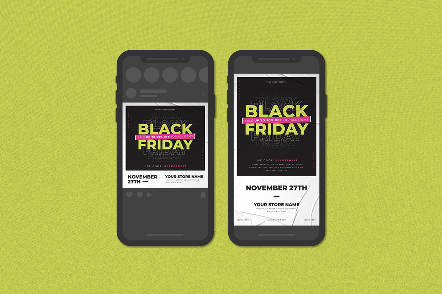 Download Фирменный стиль "Black Friday Flyer Set - Corporate Identity Template" / Black Friday Flyer Set - Corporate Identity Template - Фирменный стиль на тему графика black,black flyer,black friday,bundle,card,christmas,classy,coupon,december,event,fashion,flyer,flyers,friday flyer,label,marketing,mode,new year,pink,promotion