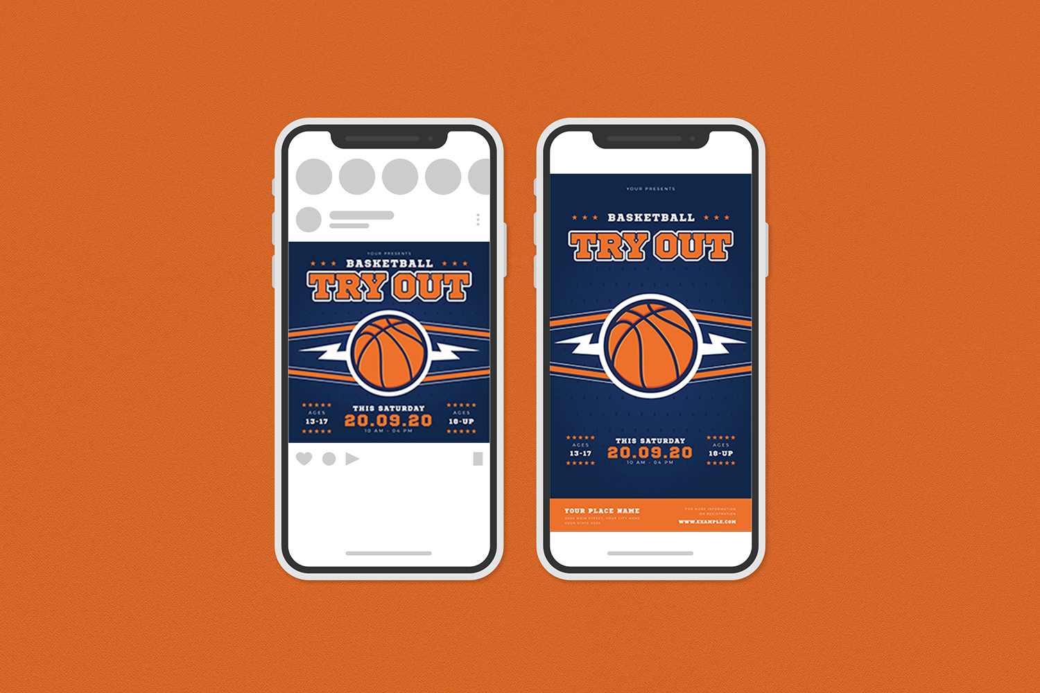 Download Фирменный стиль "Basketball Try Out Flyer Set - Corporate Identity Template" / Basketball Try Out Flyer Set - Corporate Identity Template - Фирменный стиль на тему графика ball,basket,basketball,camp,college,competition,drill,drills,flyer,high school,kid,leaflet,league,magazine,match,middle school