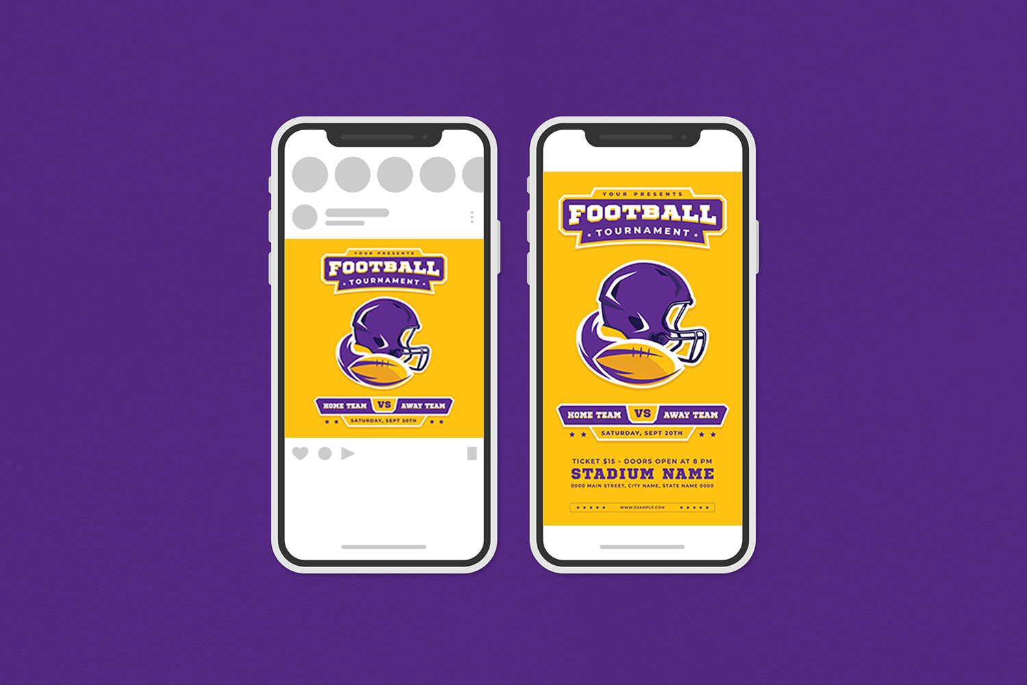 Download Фирменный стиль "Football Tournament Flyer Set - Corporate Identity Template" / Football Tournament Flyer Set - Corporate Identity Template - Фирменный стиль на тему графика american football,champion,championship,college,cup,event,flyer,football,helmet
