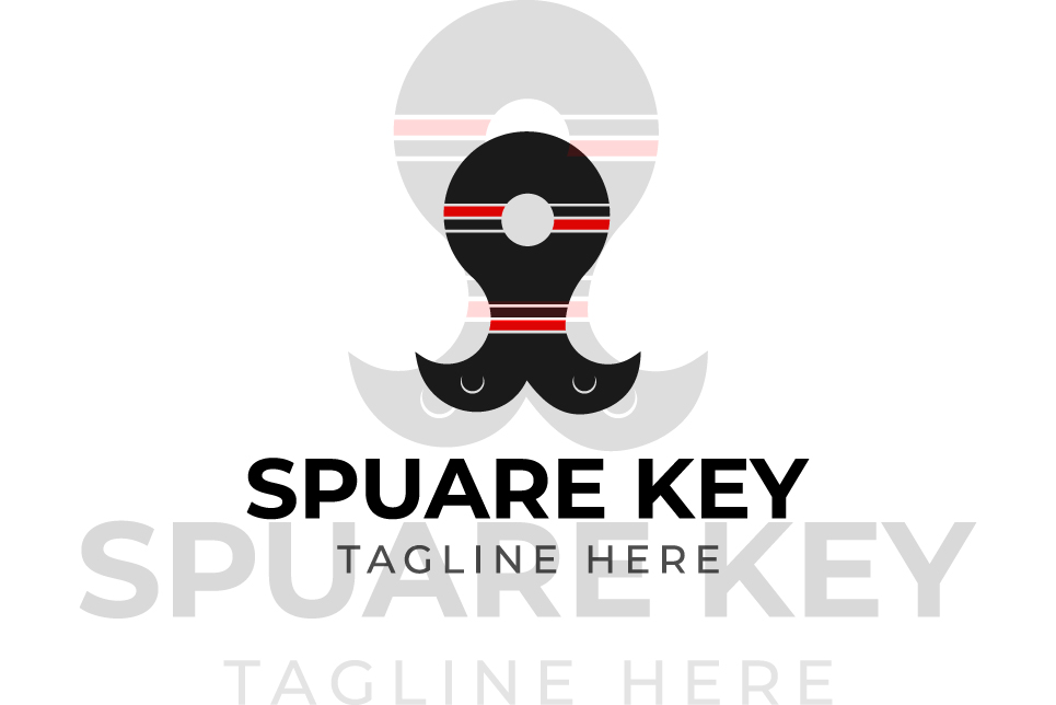 Download Шаблон логотипа "Creative Spuare Key Design Logo Template" / Creative Spuare Key Design Logo Template - Шаблон логотипа на тему графика car,concept,creative,design,driving,element,emblem,flat,icon,identity,illustration,isolated,key,cross,lock,garden,home,logo,crossed,growth