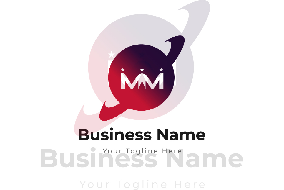 Download Шаблон логотипа "Creative Letter M Busness Design Logo Template" / Creative Letter M Busness Design Logo Template - Шаблон логотипа на тему графика art,business,company,concept,creative,design,element,emblem,font,graphic,icon,identity,illustration,isolated,letter,logo,m logo,star,blue,pinke