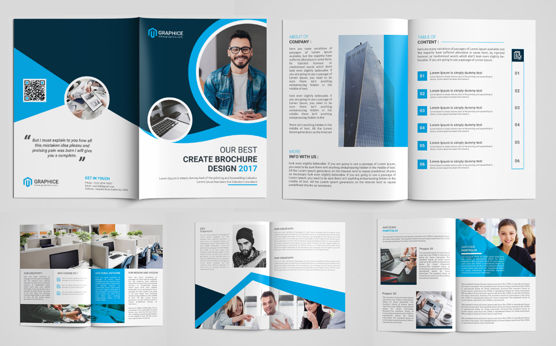 Download Фирменный стиль "Company Brochure - Corporate Identity Template" / Company Brochure - Corporate Identity Template - Фирменный стиль на тему графика a4,agency,book,brand,branding,brochure,business,clean,company,company profile,corporate,creative,design,identity,indesign,letter,marketing,modern,professional,proposal