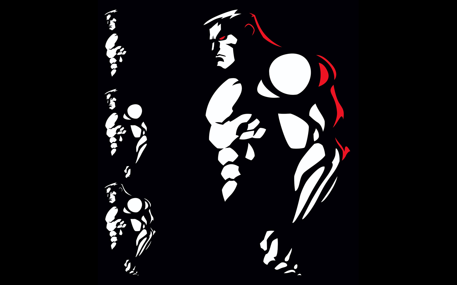 Download Иллюстрация "Athlete - Illustration" / Athlete - Illustration - Иллюстрация на тему графика athlete,sportsman,man,male,macho,silhouette,strength,strong,muscular,body,gym,fit,fitness,bodybuilding,bodybuilder,mma,fighter,wrestler,professional