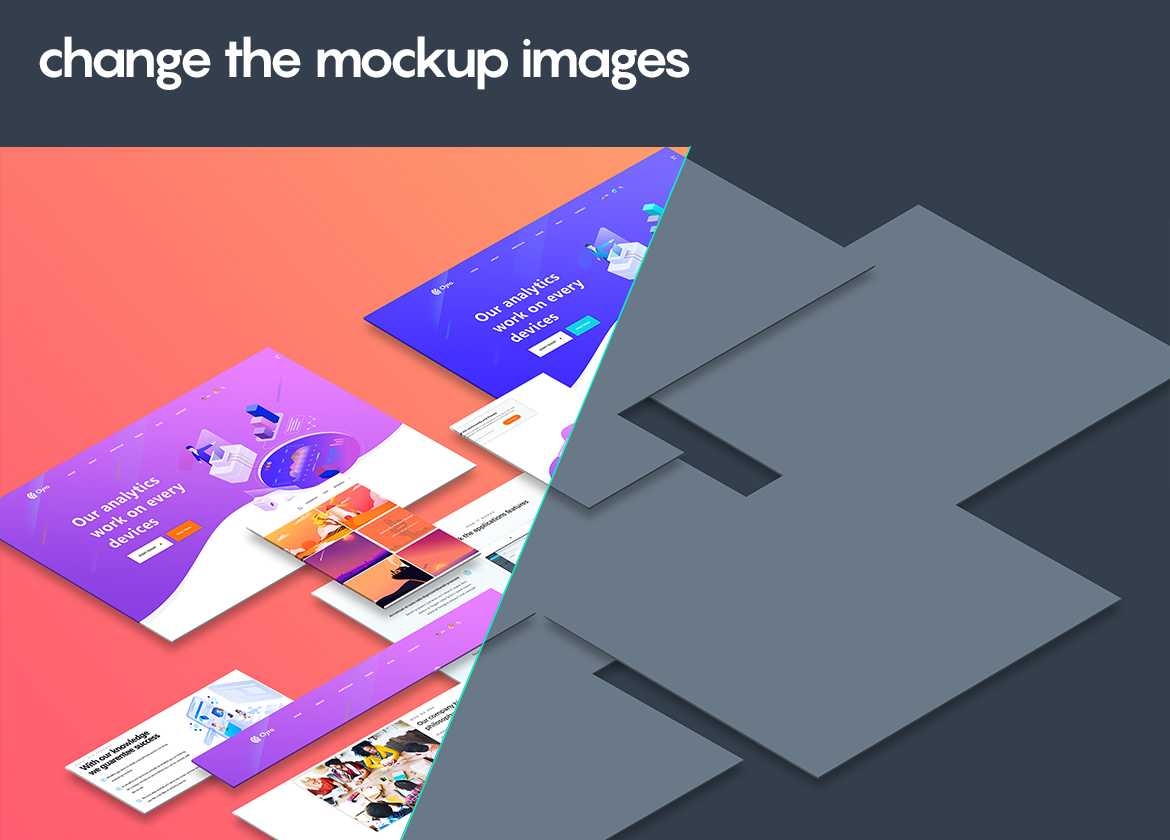 Download Мокап для продукта "Perspective Frames 1.0 product mockup" / Perspective Frames 1.0 product mockup - Мокап для продукта на тему графика perspective,frames,screens,devices,isometric,psd,template,mockup