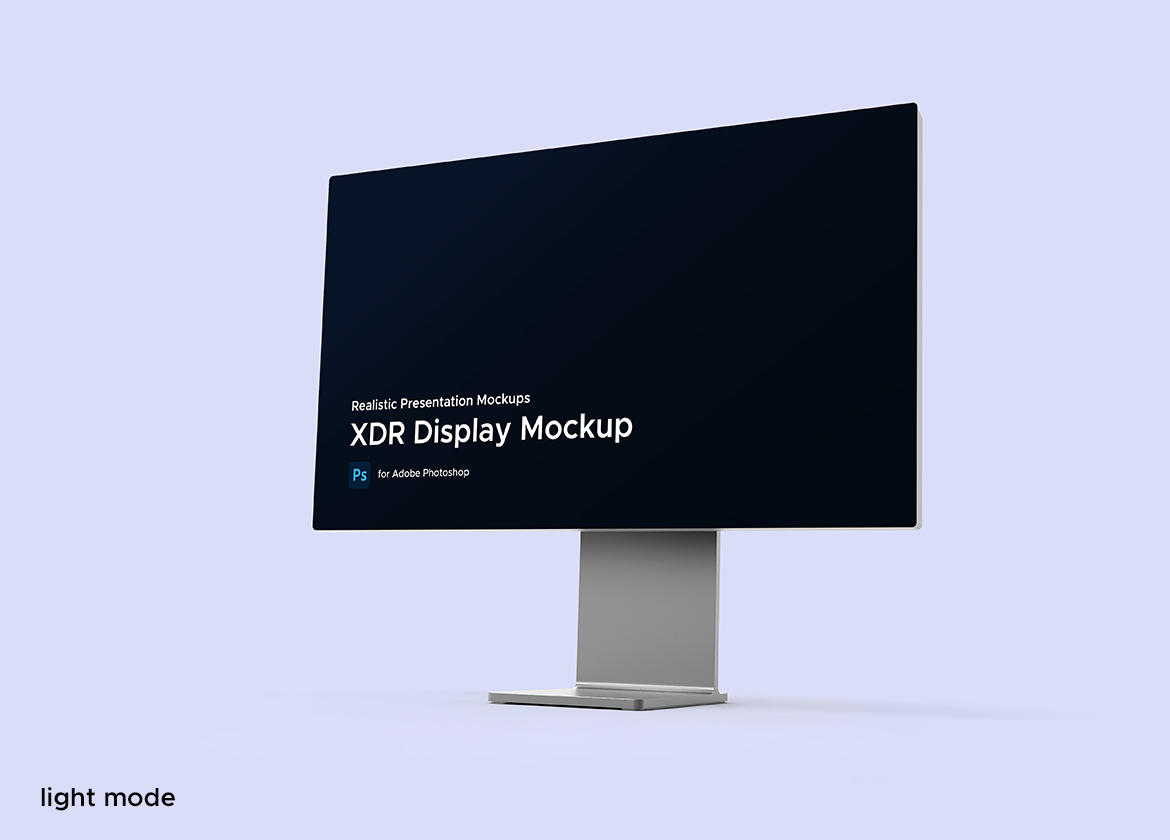 Download Мокап для продукта "XDR Diplay Presentation product mockup" / XDR Diplay Presentation product mockup - Мокап для продукта на тему графика xdr display,display mockup,screen,tv,imac,macbook,xdr screen,isometric,realistic