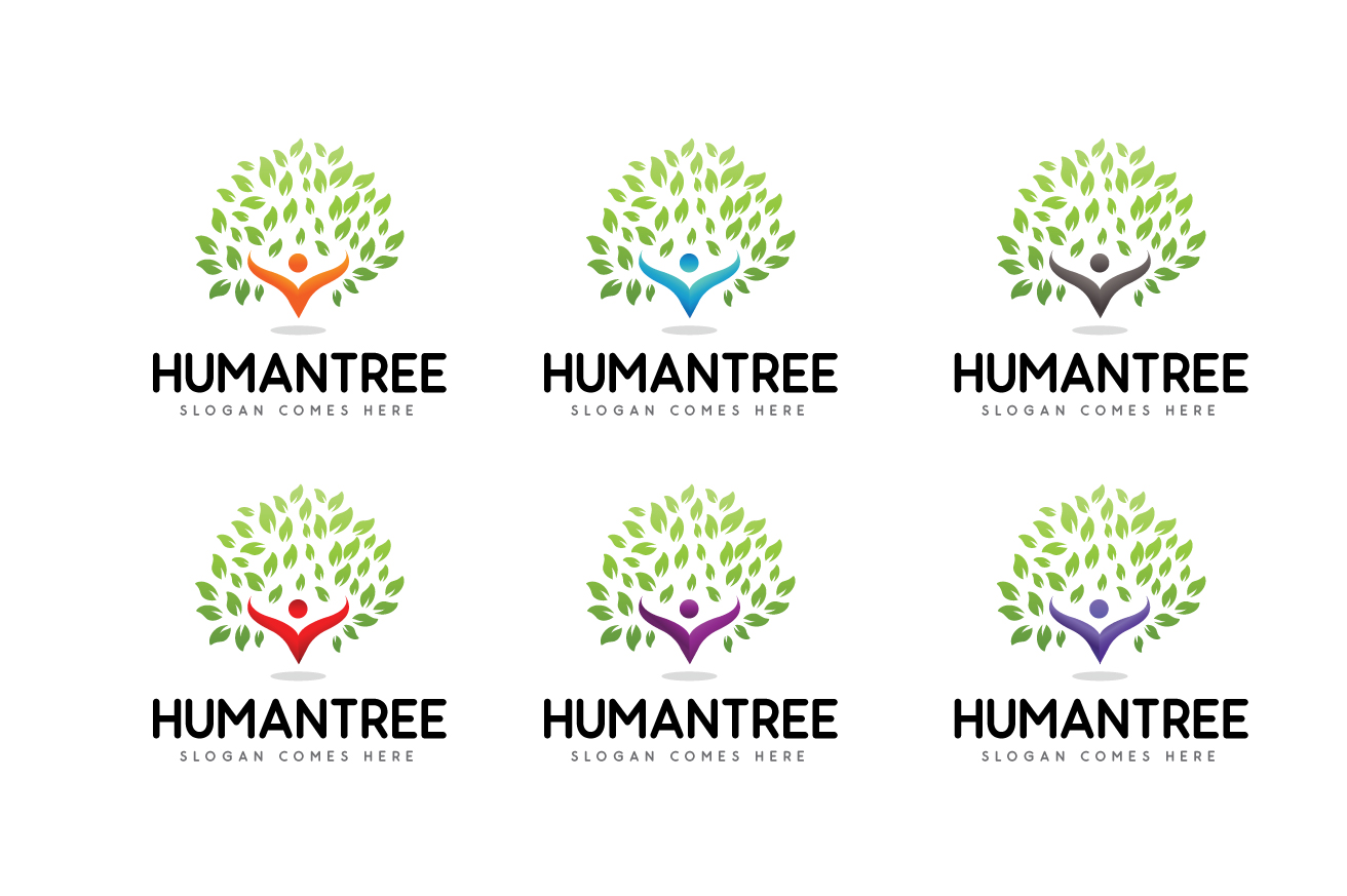 Download Шаблон логотипа "Humantree Logo Template" / Humantree Logo Template - Шаблон логотипа на тему графика humantree,love,life,humanity,people,art,nature,earth,truth,lifestyle,women,treeicon,humanicon,leaf,logo,vector,illustration,icon,environment,spa