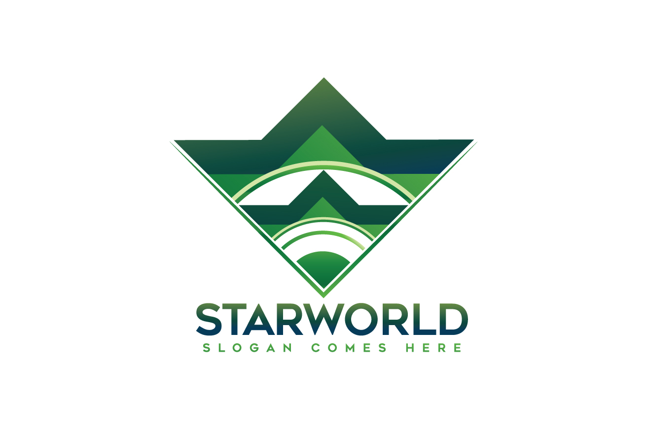 Download Шаблон логотипа "Starworld Logo Template" / Starworld Logo Template - Шаблон логотипа на тему графика starworld,beautiful,dreamer,star,top,actress,fashionstyle,logo,template,vector,graphics,abstract,icon,successes,creativeedge,illustrator,circular,tower,grow,buildup
