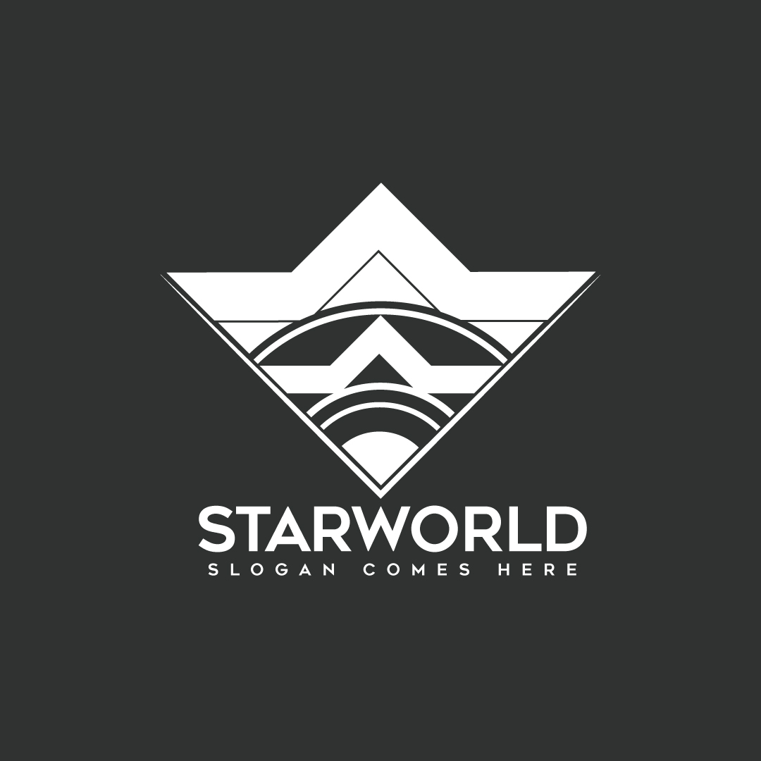 Download Шаблон логотипа "Starworld Logo Template" / Starworld Logo Template - Шаблон логотипа на тему графика starworld,beautiful,dreamer,star,top,actress,fashionstyle,logo,template,vector,graphics,abstract,icon,successes,creativeedge,illustrator,circular,tower,grow,buildup