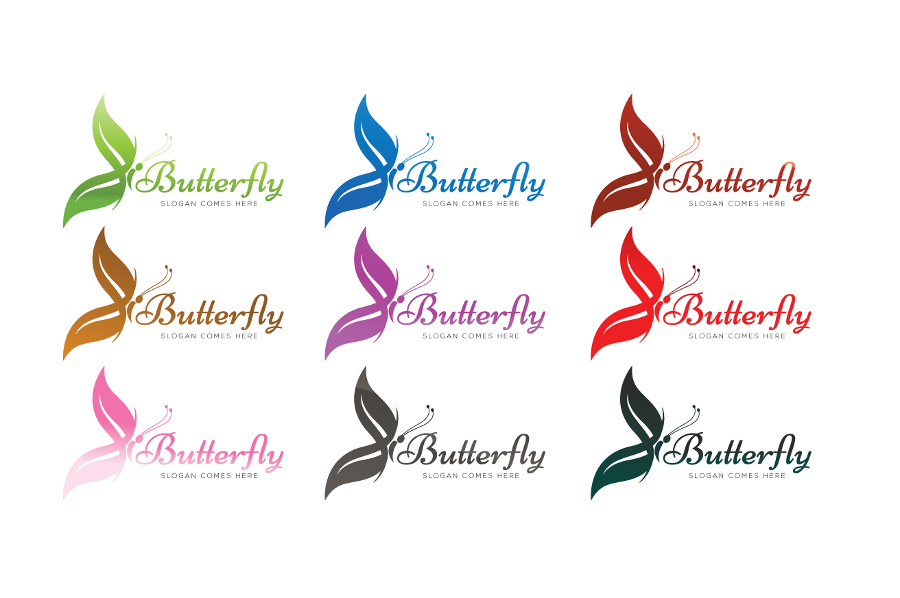 Download Шаблон логотипа "Butterfly Logo Template" / Butterfly Logo Template - Шаблон логотипа на тему графика butterfly,nature,art,photographym,flowers,insect,beautiful,tattoo,vector,abstract,icon,logo,beuty,papillon
