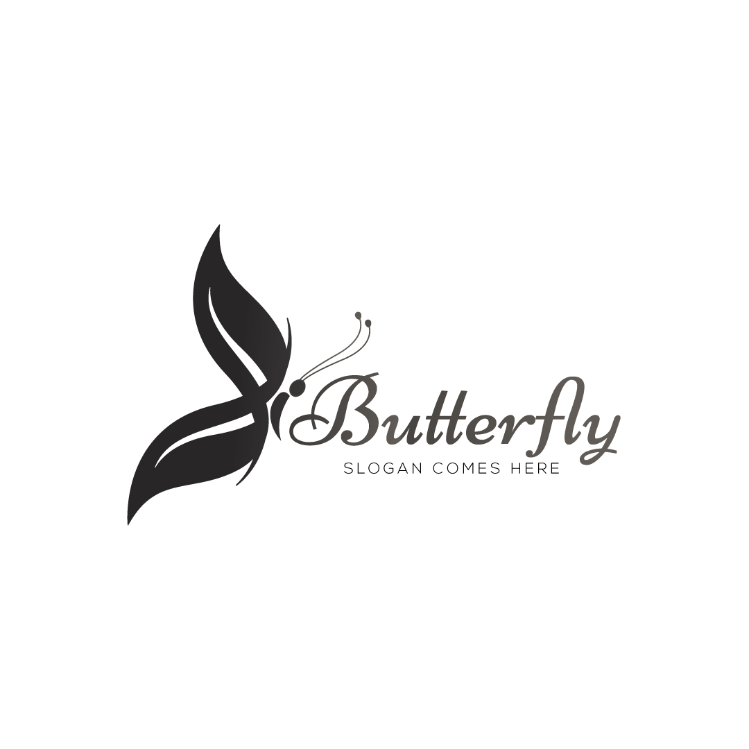 Download Шаблон логотипа "Butterfly Logo Template" / Butterfly Logo Template - Шаблон логотипа на тему графика butterfly,nature,art,photographym,flowers,insect,beautiful,tattoo,vector,abstract,icon,logo,beuty,papillon