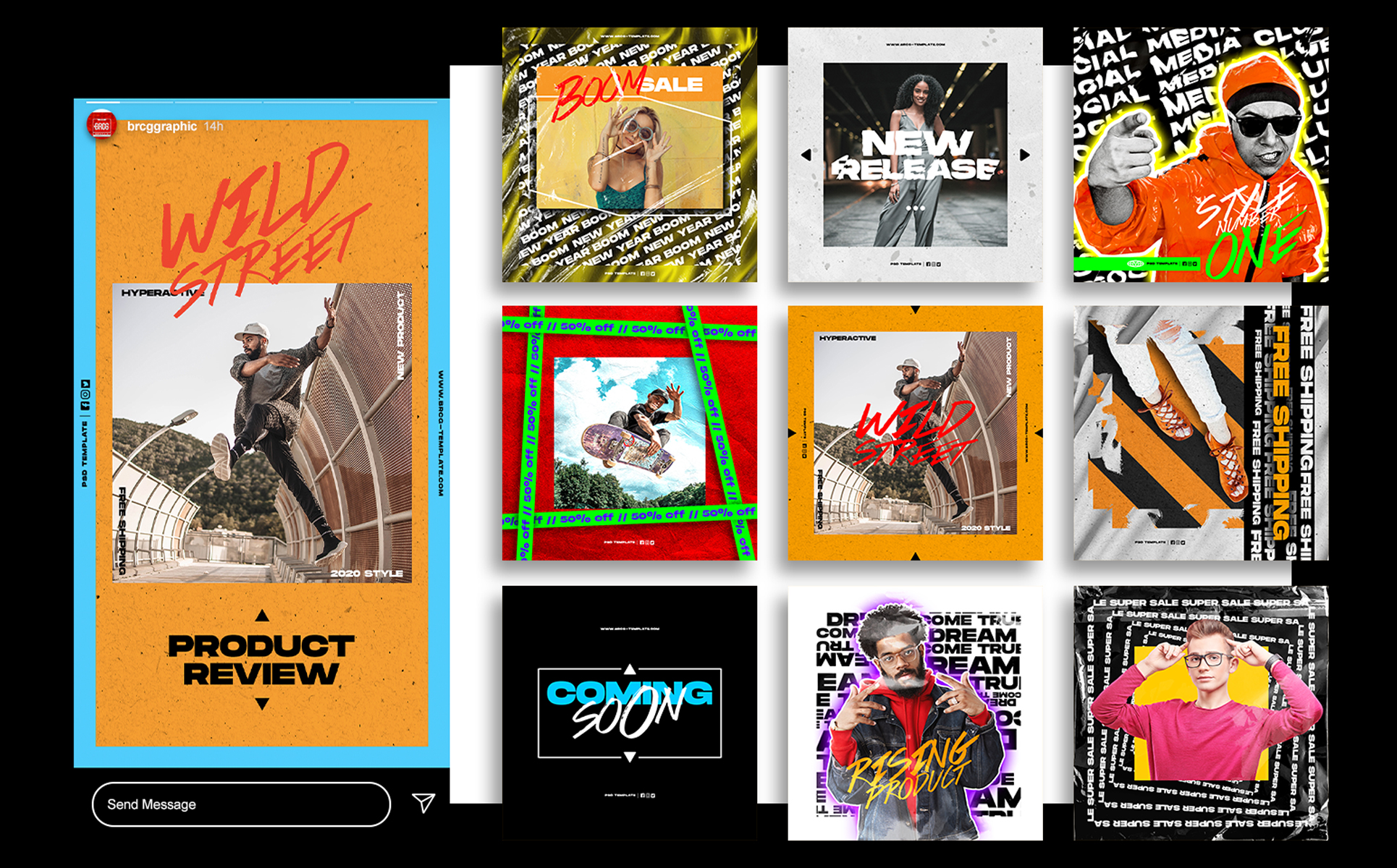 Download Шаблон для соцсетей "Hypster Instagram Template for Social Media" / Hypster Instagram Template for Social Media - Шаблон для соцсетей на тему графика instagram,instagram template,instagram post,instagram feed,instagram stories,instagram story,media social,media social pack,media social bundle,post,feed,stories,story