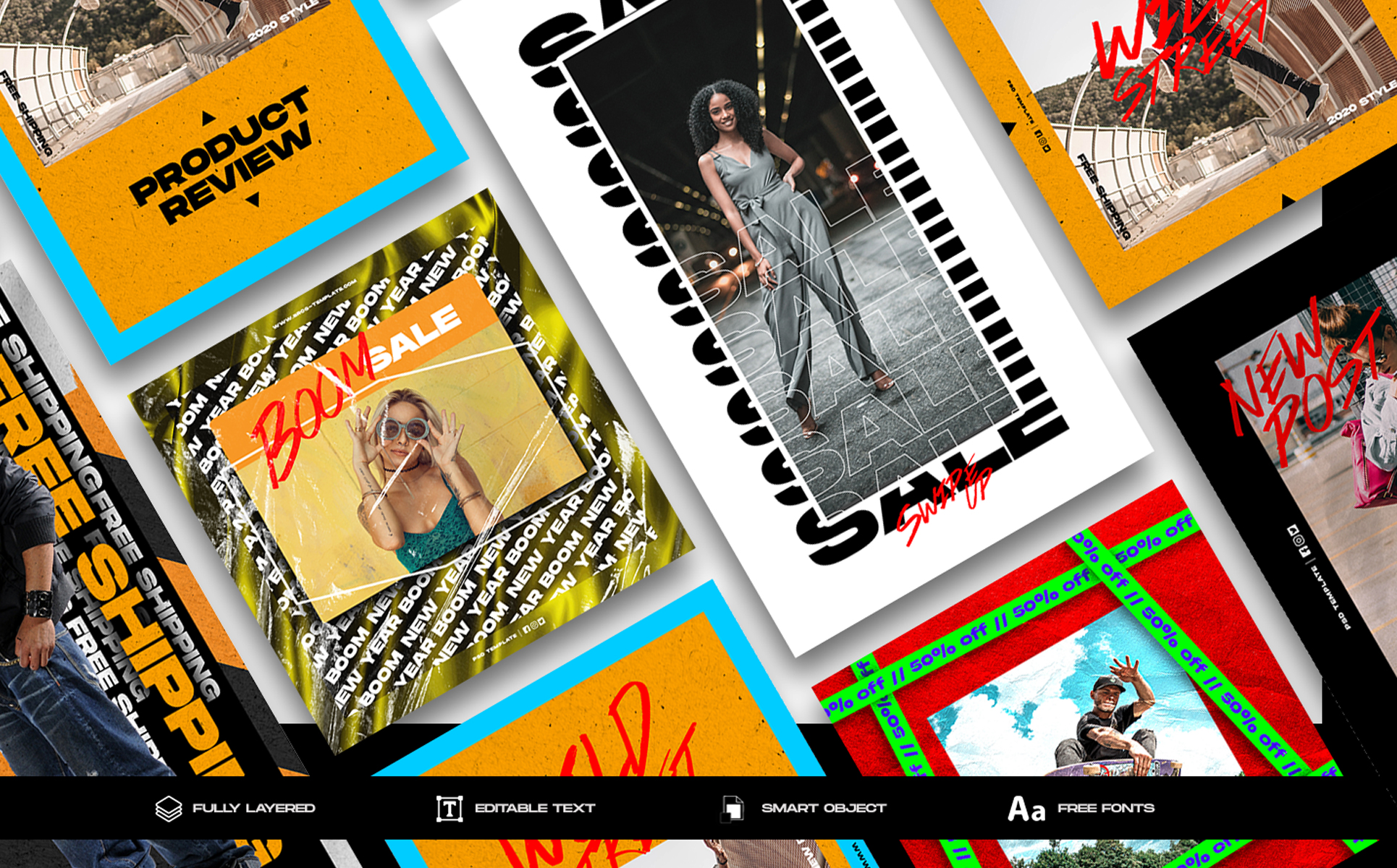 Download Шаблон для соцсетей "Hypster Instagram Template for Social Media" / Hypster Instagram Template for Social Media - Шаблон для соцсетей на тему графика instagram,instagram template,instagram post,instagram feed,instagram stories,instagram story,media social,media social pack,media social bundle,post,feed,stories,story