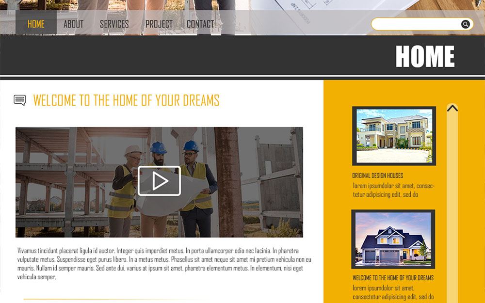 Download PSD шаблон "Construction - Construction and Building PSD Web PSD Template" / Construction - Construction and Building PSD Web PSD Template - PSD шаблон на тему гражданское строительство civil engineering templates,building materials,construction company templates,drafting templates,construction,building,web psd,psd,psd template,psd web