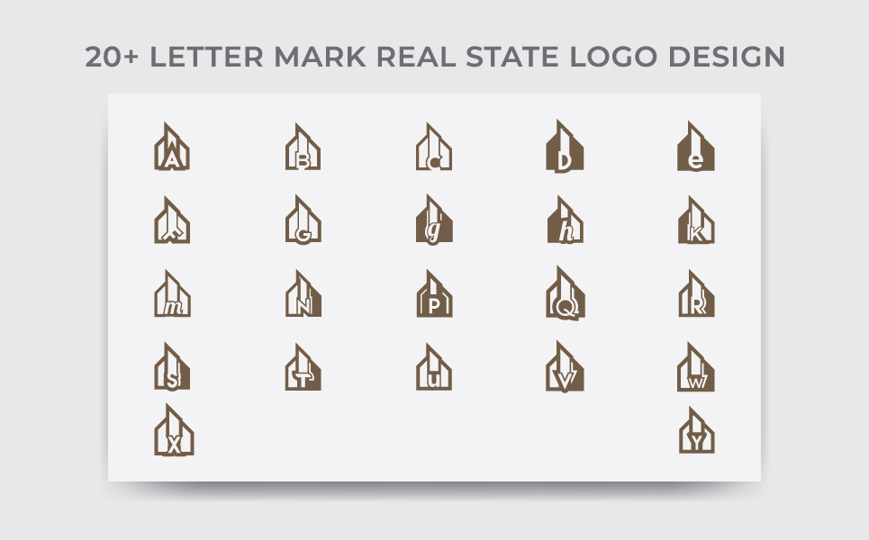 Download Шаблон логотипа "Real Estate Letter Mark Logo Template" / Real Estate Letter Mark Logo Template - Шаблон логотипа на тему графика symbol,sign,building,property,logo,element,shape,estate,real,idea,concept,icon,house,design,company,vector,architecture,business,home,corporate
