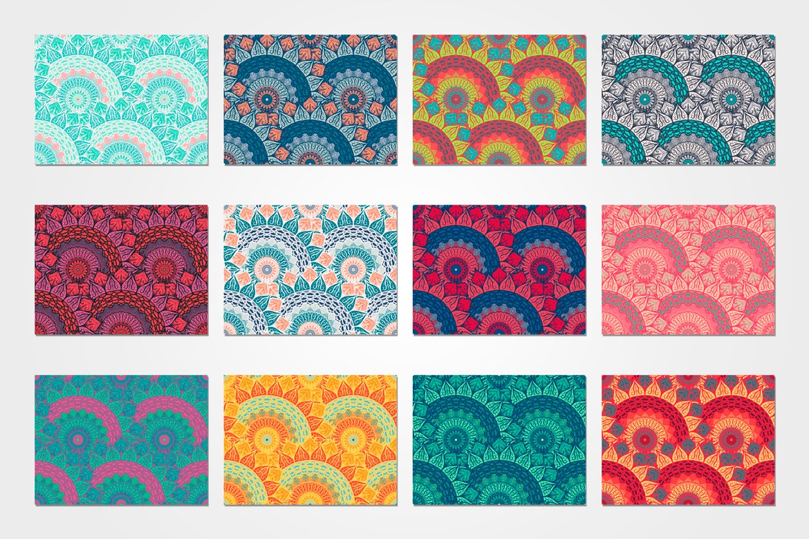 Download Pattern "Aztec Seamless Set Pattern" / Aztec Seamless Set Pattern - Pattern на тему графика vintage,design,template,retro,fashion,ornamental,vector,floral,boho,texture,fabric,round,art,tattoo,sun,hand,ornament,magic,decoration,yoga,flower,background,cloth,meditation,geometric,doodle
