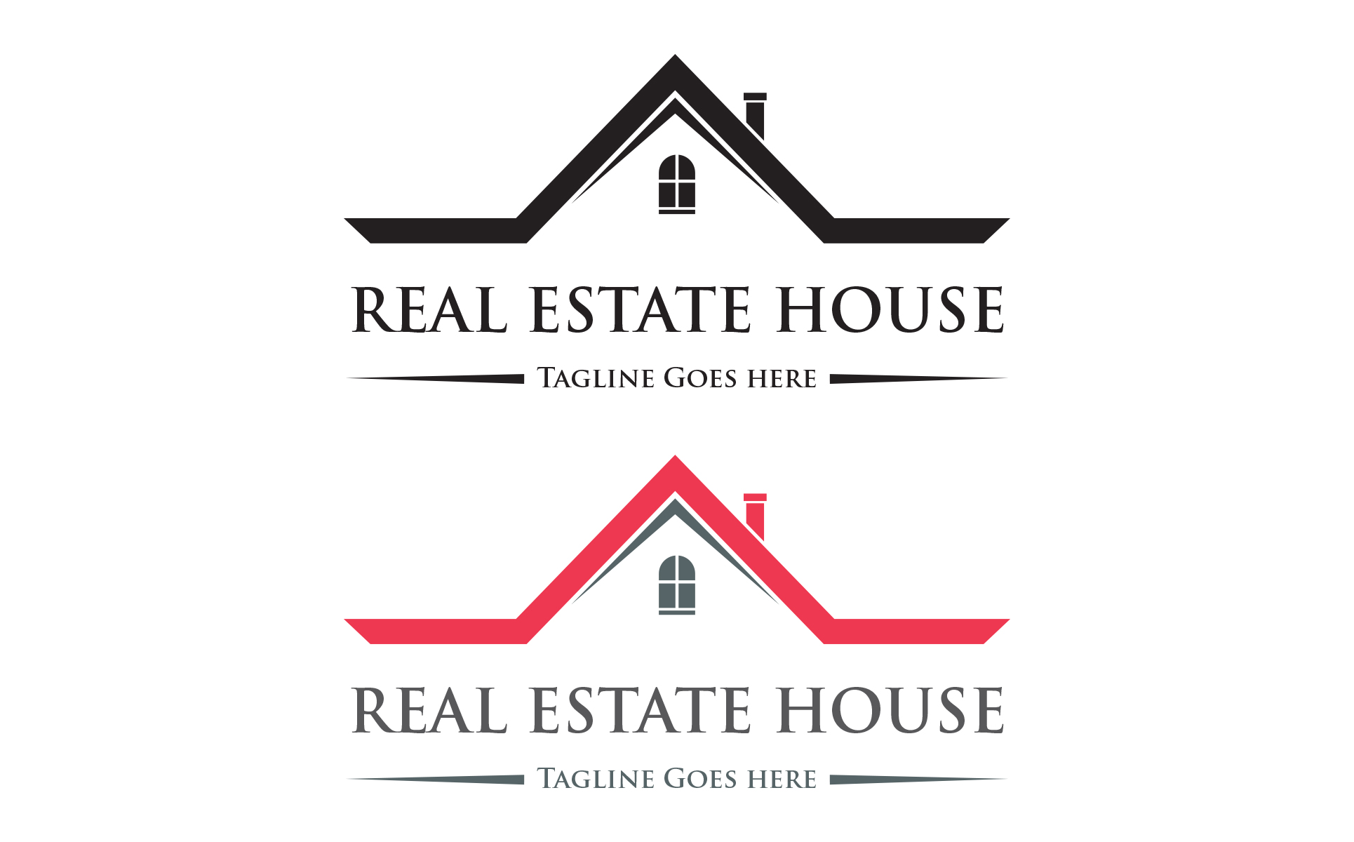 Download Шаблон логотипа "Real Estate House Logo Template" / Real Estate House Logo Template - Шаблон логотипа на тему графика real,estate,logo,template,house,vector,architecture,hostel,building,roof,corporate