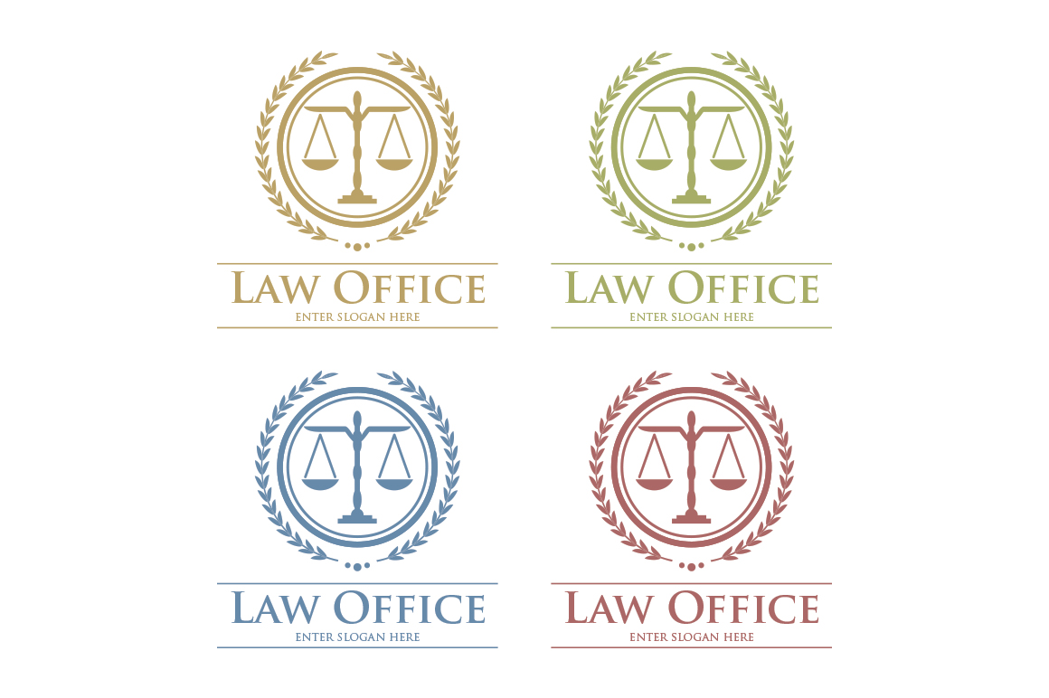 Download Шаблон логотипа "Law Office Logo Template" / Law Office Logo Template - Шаблон логотипа на тему графика law,firm,logo,template,vector,attourney,lawyer,crest