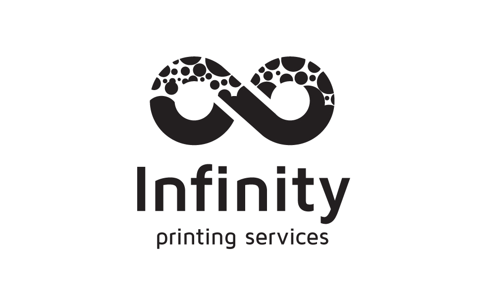 Download Шаблон логотипа "Infinity Logo Template" / Infinity Logo Template - Шаблон логотипа на тему графика infinity,logo,color,colorful,printing,digital,dots,multicolor,rainbow