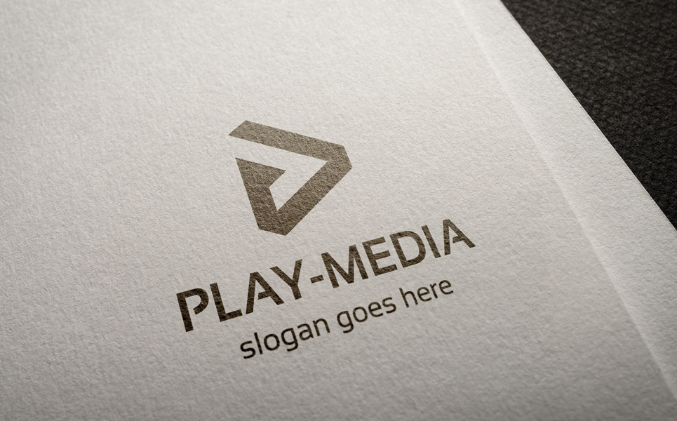 Download Шаблон логотипа "Media Logo Template" / Media Logo Template - Шаблон логотипа на тему графика play,media,logo,template,corporate,digital,rainbow,colorful,button,coding,solutions