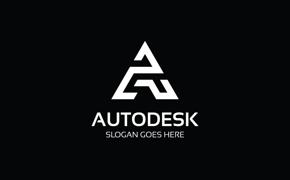 Download Шаблон логотипа "Autodesk Logo Template" / Autodesk Logo Template - Шаблон логотипа на тему графика letter,a,logo,rainbow,colorful,multicolor,brand,digital,media,creative