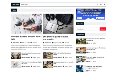 iNews - Responsive Newspaper HTML Website Template #110671