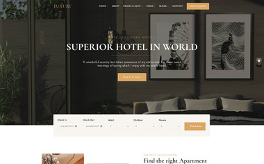 Luxury - Hotel & Luxury Hotel Booking HTML5 Template #310619