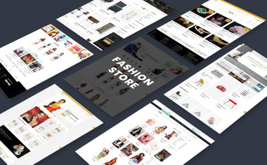 Fashion Store E-commerce HTML 5 Website Template #173891