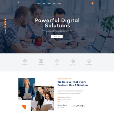 Techfix - IT Solutions & Technology Wordpress Theme #426889