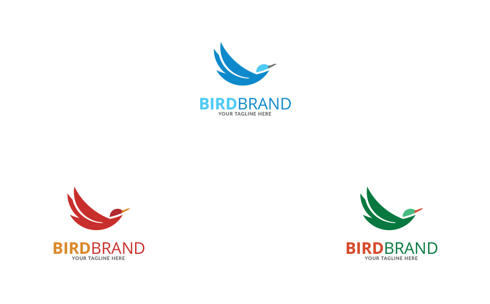 Flying Bird Brand Logo Template 71102