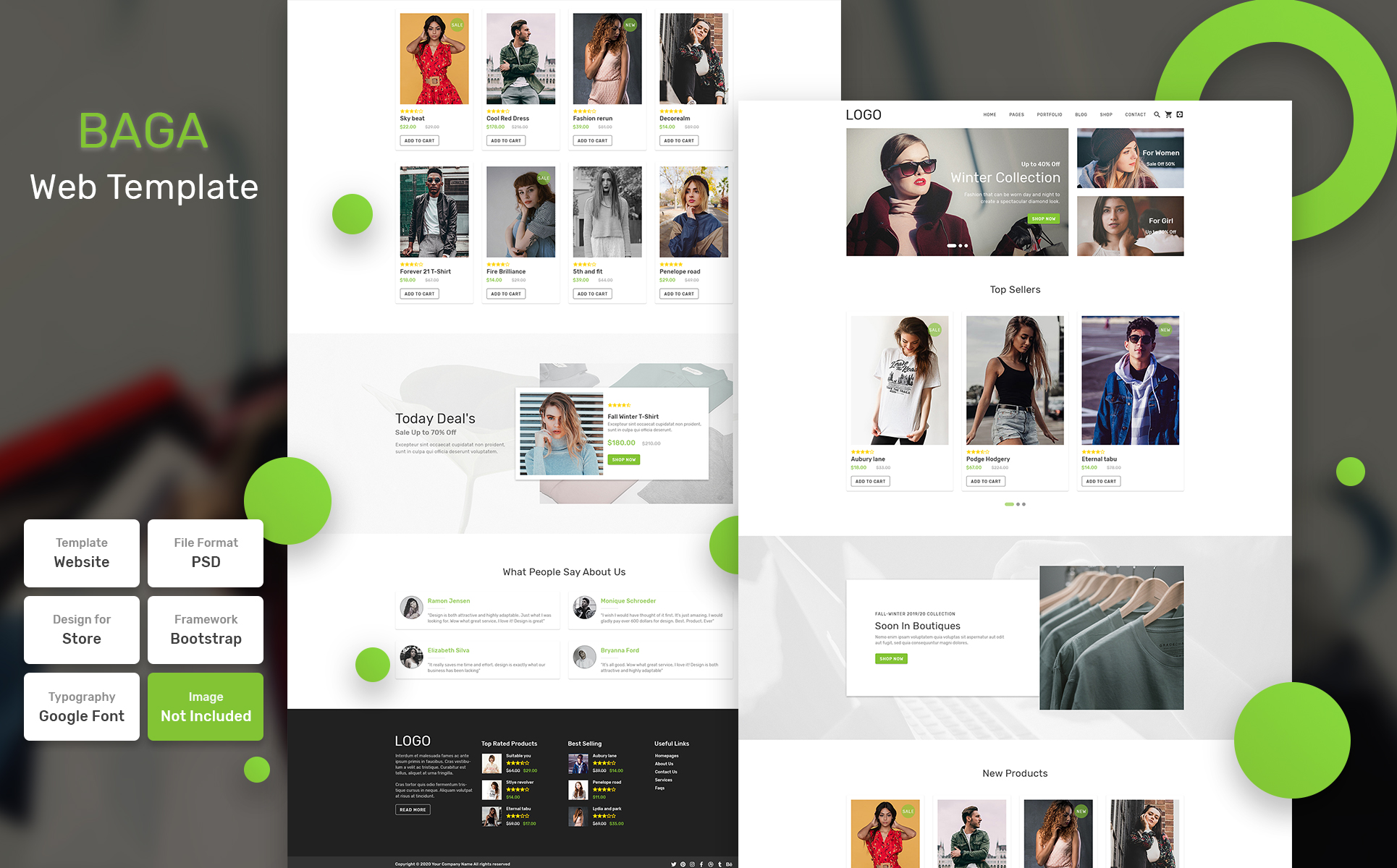 Download PSD шаблон "Baga - Store Material PSD Template" / Baga - Store Material PSD Template - PSD шаблон на тему бизнес и услуги banner,business,cover,design,template,home,promotion,web,corporate,creative,email,company,modern,portfolio,landing page,information,page,premium,services,web template