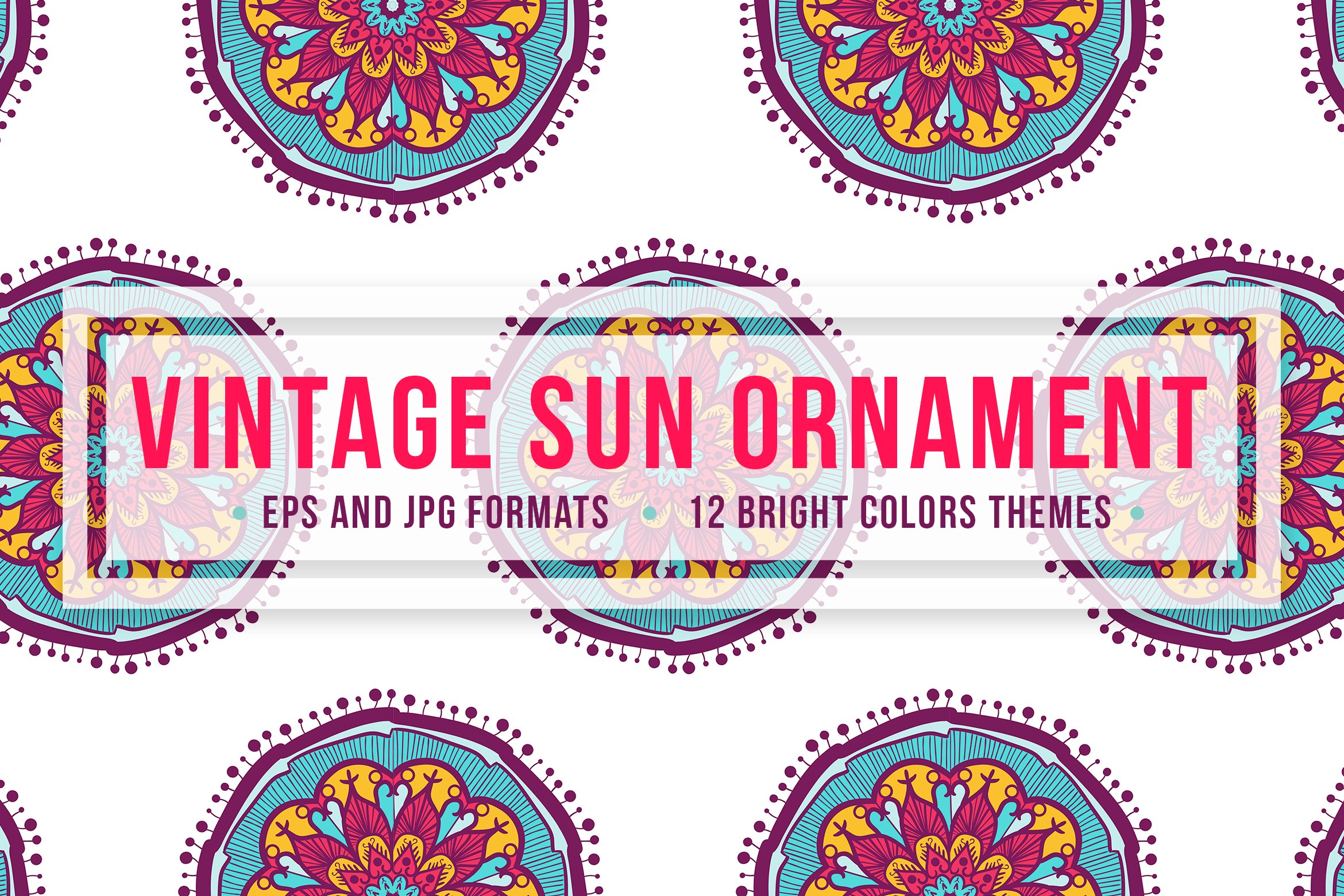 Download Pattern "240 Mandala Seamless Bundle Pattern" / 240 Mandala Seamless Bundle Pattern - Pattern на тему графика wedding,invitation,card,vintage,hand-drawn,illustration,bundle,design,template,retro,greeting,blog,packaging,fashion,elements,decorative,ornamental,vector,floral,clothing,boho,texture,fabric,