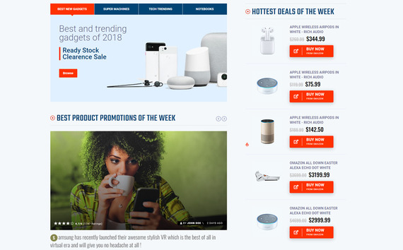 Ratify - Full Stack Affiliate Marketing Website Template #79836