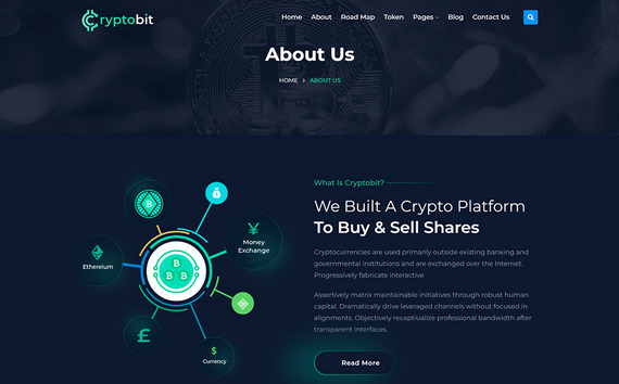 Cryptobit - Trading WordPress Theme #266680