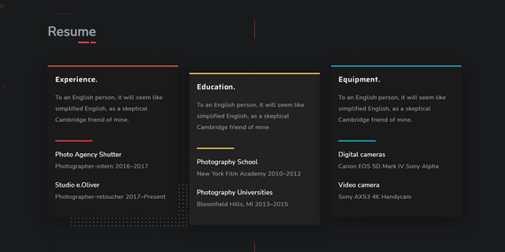 Keira - Personal Portfolio WordPress Theme #177713